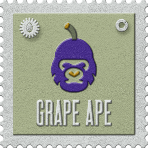 Grape Ape Stickers